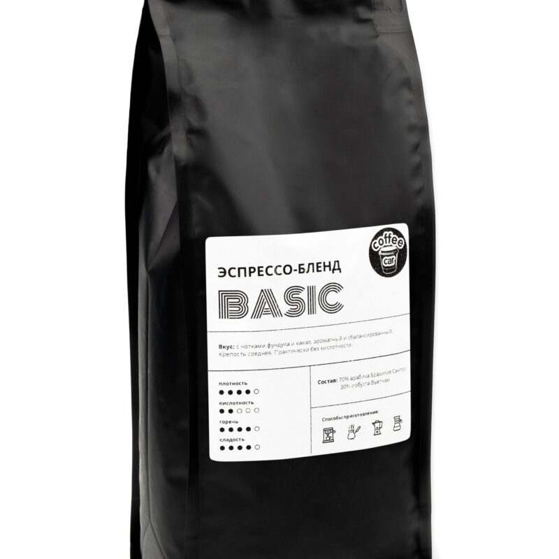 basic scaled 800x800 - Кофе натуральный зерновой Basic COFFEE.CAR