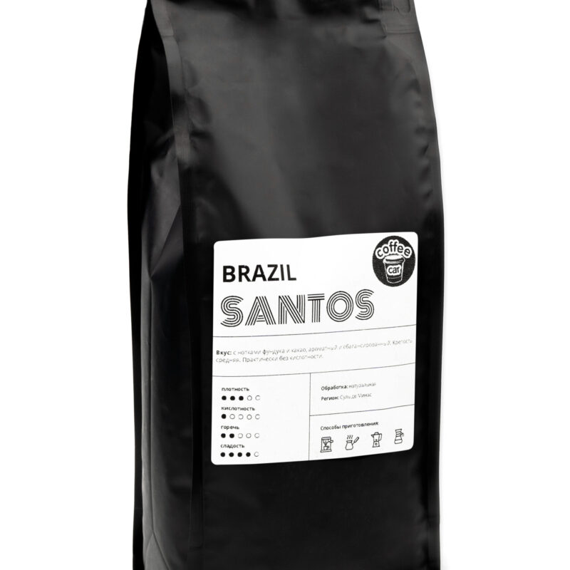 santos scaled 800x800 - Кофе натуральный зерновой Brasil Santos COFFEE.CAR